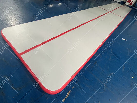 Vente à chaud Logo personnalisé Piste aérienne gonflable Plancher d'usine Gymnastique Tombing Mats Piste aérienne haute visibilité
