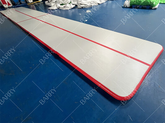 Vente à chaud Logo personnalisé Piste aérienne gonflable Plancher d'usine Gymnastique Tombing Mats Piste aérienne haute visibilité