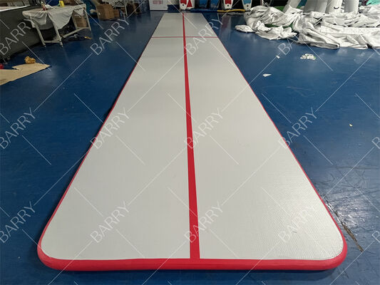Vente à chaud Logo personnalisé Piste aérienne gonflable Plancher d'usine Gymnastique Tombing Mats Piste aérienne haute visibilité