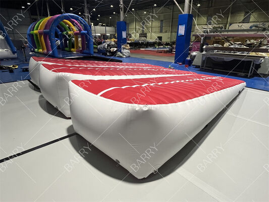 Ramp gonflable de gymnastique pour exercices / Tapis de rampe triangulaire gonflable de gymnastique