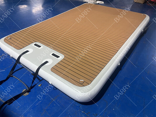 Plateforme flottante gonflable pour jet ski 3x2x0.2m avec échelle