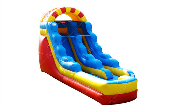Glissière d'eau gonflable de 15 pieds avec piscine pour enfants