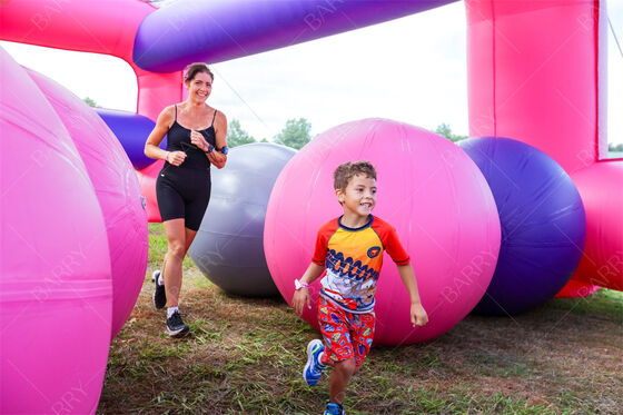 NL Grand parcours d'obstacles gonflables 5K gonflables obstacles course