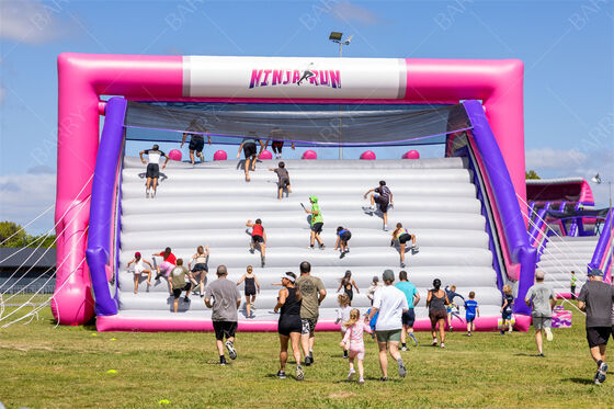 NL Grand parcours d'obstacles gonflables 5K gonflables obstacles course