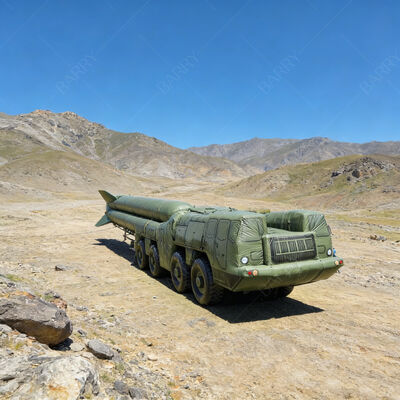 Produits Publicitaires Gonflables Camion Cargo Militaire Gonflable Échelle Réelle Leurre Gonflage Rapide Et Matériaux Imperméables Renforcés Durables Pour Tactique