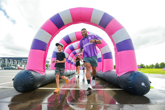 Parcours du combattant gonflable de jeux extérieurs de renforcement d'équipe 5k avec le PVC de Platon