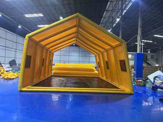 Tapis de lavage mobile écologique tapis gonflable pour lavage de voiture, collecteur d' eau gonflable