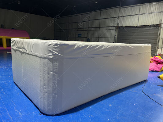 Plongée rectangulaire en tissu DWF, piscine gonflable pour enfants avec couverture