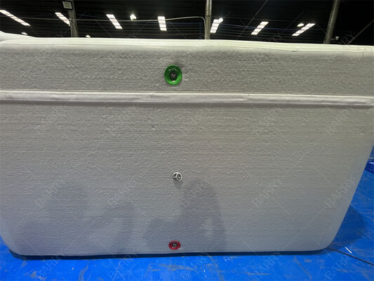 Plongée rectangulaire en tissu DWF, piscine gonflable pour enfants avec couverture