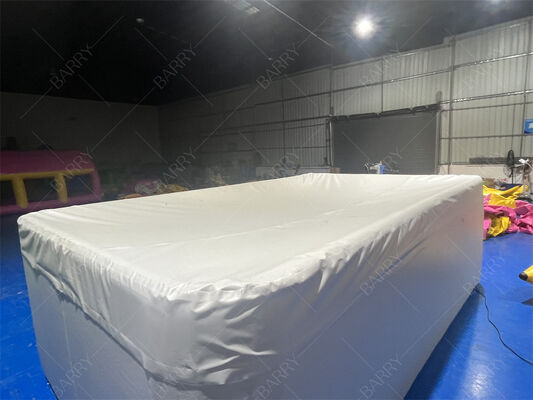 Plongée rectangulaire en tissu DWF, piscine gonflable pour enfants avec couverture