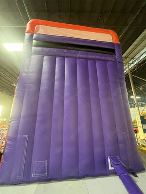 Glissade Gonflable Double Piste de Qualité Commerciale avec Piscine, Thème Néon/TikTok Tendance, Glissade Sèche/Humide pour Locations de Fêtes et Événements Système de Jeu pour Enfants