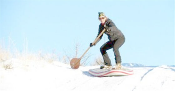 Embarquement de palette d'EVA Cold Winter Stand Up sur la neige Ski Board gonflable