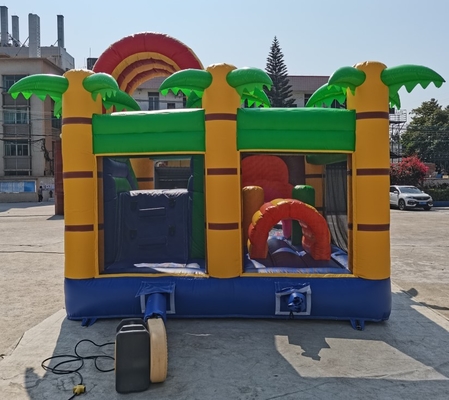 PVC Lion Jumping Castle For Kids animal gonflable 5mLX5mWX4mH