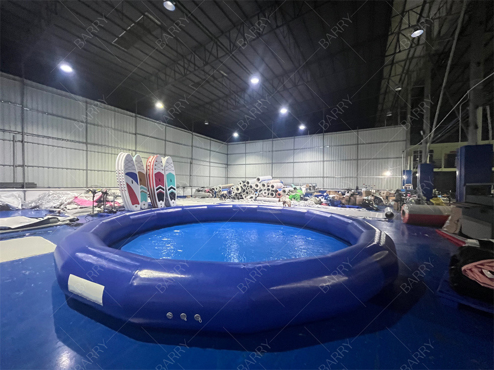 Ronde Petit Bleu Beaucoup de plaisir Été Enfants piscine gonflable Pour les bateaux à pagaie Boules d'eau