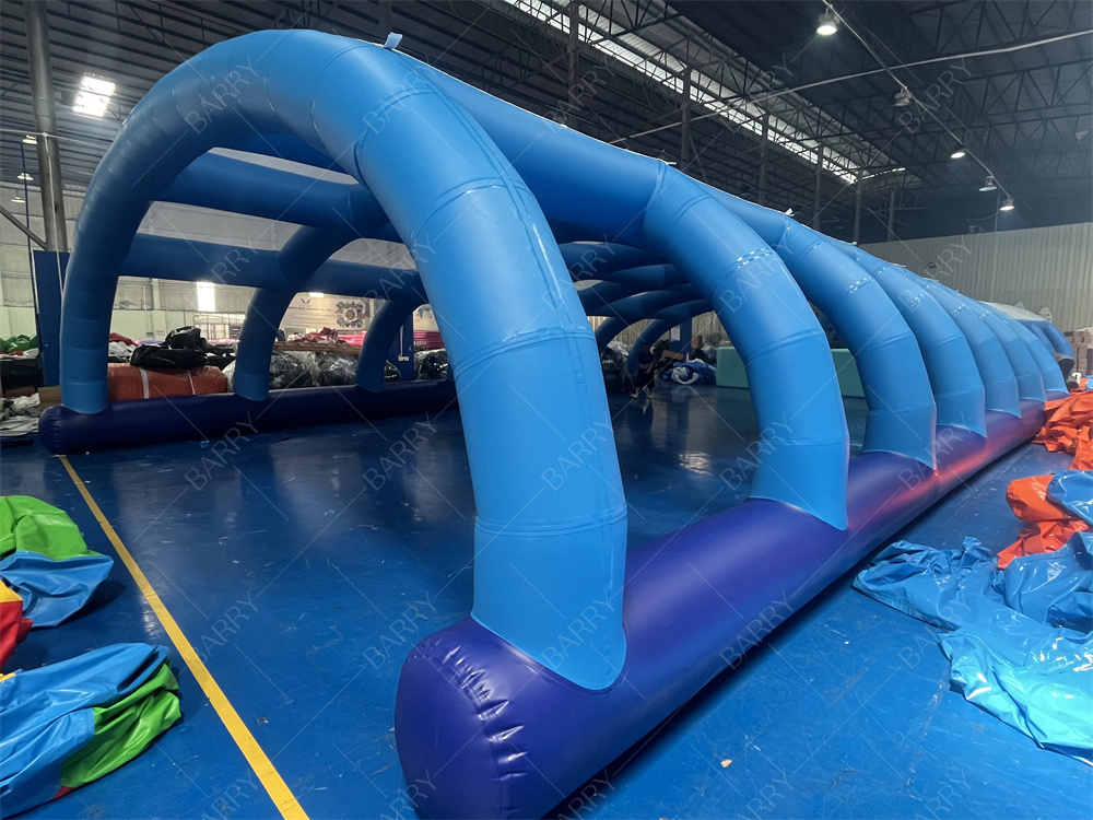 Événement commercial Tente de toit en PVC couvercle de tente gonflable pour la piscine en métal