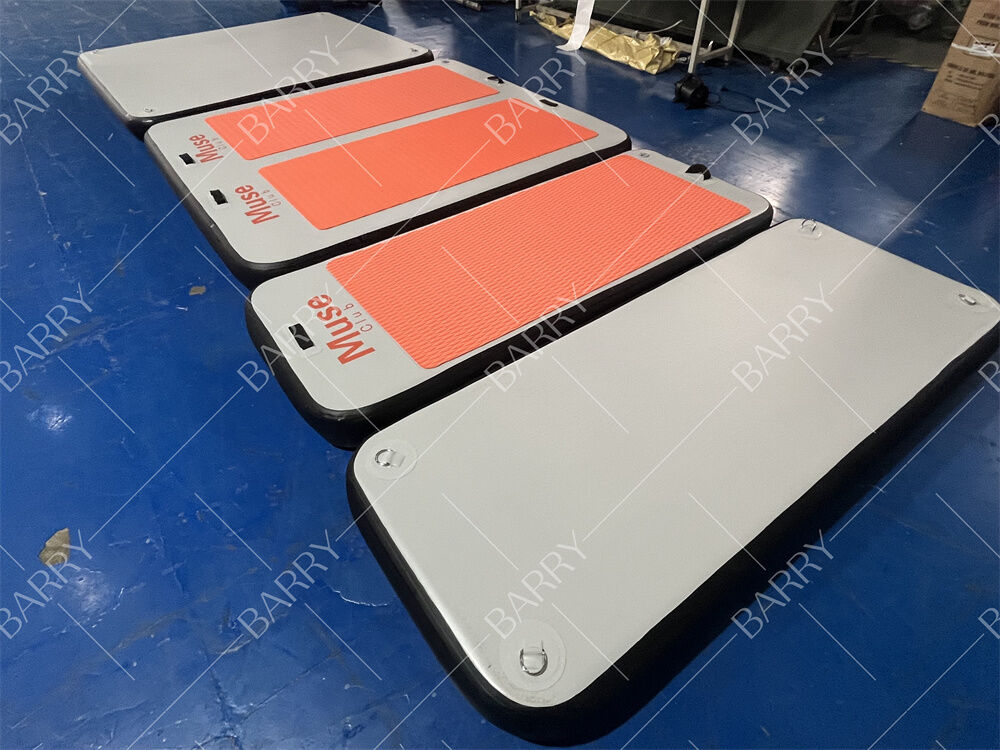 DWF tapis flottants de pilates tapis gonflables de yoga à l'eau tapis flottant physique de piscine