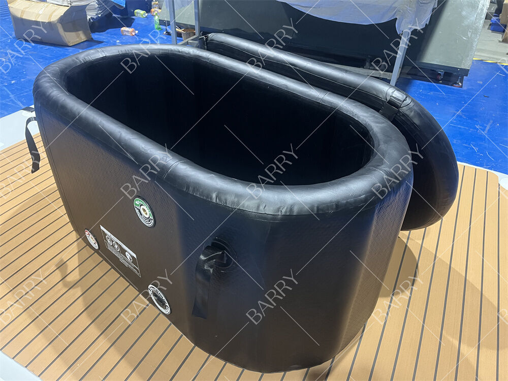 Bain de glace gonflable en point de chute de haute qualité pour la récupération thérapeutique et l'hydrothérapie par le froid
