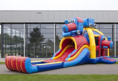 Videurs combinés gonflables du train des enfants, PVC durable Meteria