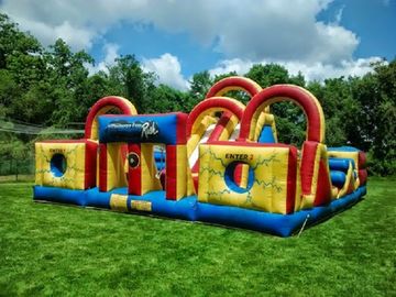 La Chambre de rebond de parcours de combattant d'arrière-cour d'aventure badine des pullovers de parcours de combattant d'amusement