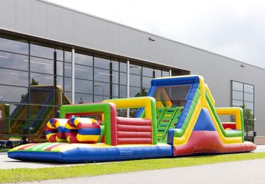 châteaux pleins d'entrain multi de parcours de combattant de couleur d'enfants de 17.5m courus pour l'amusement
