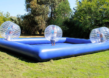 Arène de butoir de boules de jouets de corps drôle gonflable extérieur fait sur commande d'explosion avec la piscine pour la famille