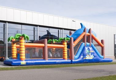 Cours gonflable organisé par aventure imperméable 17.5*3.8*5m d'Obstcale