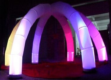 Voûte gonflable de décoration de club attrayante avec la lumière changeante de LED