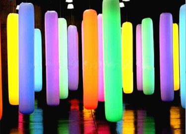Le tube 8 de sexe a mené la couleur changeante de colonne gonflable de Lighing pour l'affichage