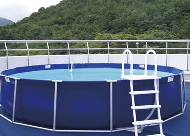Piscine personnelle de cadre en acier d'utilisation, piscine de barbotage de cadre en métal EN71