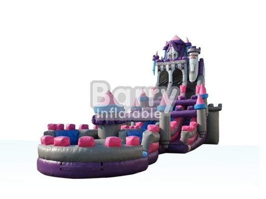 Princesse Castle Inflatable Water de BSCI glisse le rose pourpre Gray Color