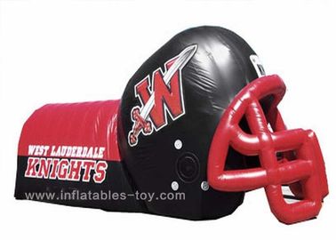 Tunnel gonflable de casque de football de sports d'adultes d'équipe de football gonflable de jeux
