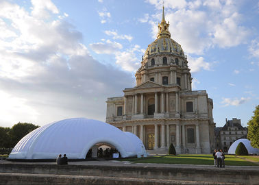 Tente gonflable légère menée d'Exhition la nuit, tente permanente avec la porte pour le grand événement