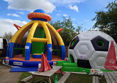 Terrain de jeu gonflable commercial d'enfant en bas âge avec le logo imprimant SCT EN71