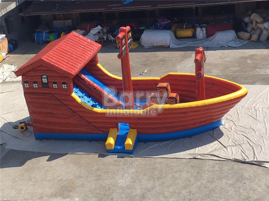 Glissière gonflable de Chambre de rebond de pirate de PVC de bateau combiné de bateau pour la partie