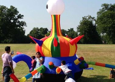Enfant d'hirondelle de goutte d'Inflatables de jeu interactif fou de jeux grand pour l'événement