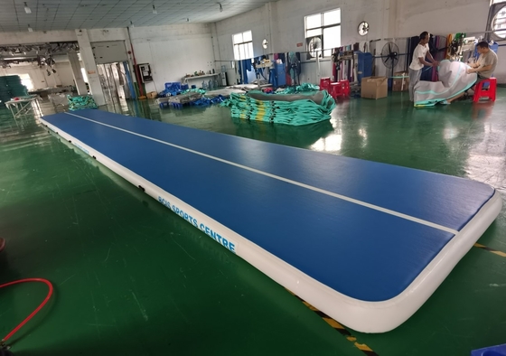 Voie d'air de DWF 1.2mm Plato Inflatable Gymnastics Tumble Mats 15*2*0.2m