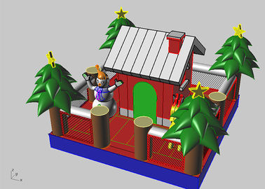 Arbre de Noël gonflable/château sautant gonflable enfants de Chambre pour des enfants