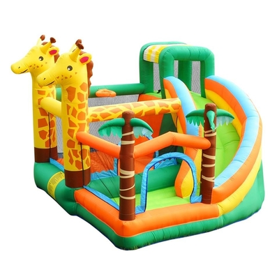 parc d'attractions gonflable sautant de cerfs communs de château de trempoline gonflable de PVC de 0.55mm