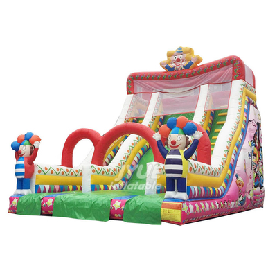 glissière sèche gonflable de PVC de 0.55mm avec imprimer des glissières d'eau de parc d'attractions