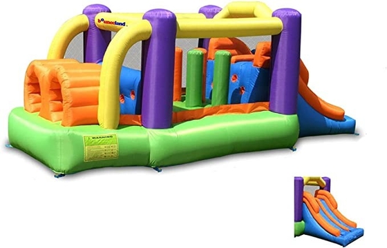 Chambre gonflable de rebond d'obstacle de coureur de PVC de 0.55mm avec de doubles glissières