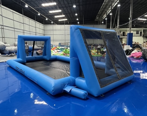 Jeu de football gonflable de double de Tripple de point de PVC cour gonflable du football pour des enfants