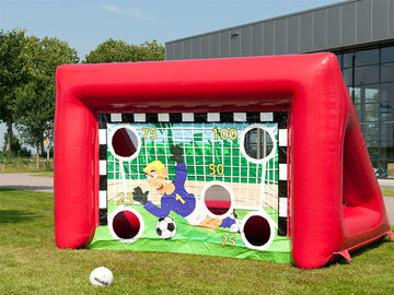 Le Portable gonflable extérieur de jeux de sports badine le but gonflable du football du football