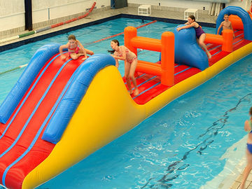 parcours du combattant gonflable de l'eau de parc gonflable d'Aqua de PVC de 0.9mm pour des enfants