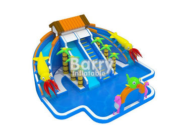 Parc aquatique gonflable géant, parc aquatique commercial de Chambre de jungle pour des enfants