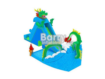 Parc d'attractions gonflable d'enfants drôles/parc aquatique gonflable de dragon avec la bonne qualité
