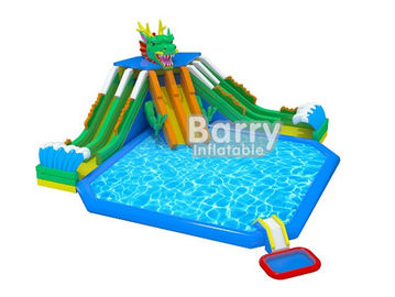 Le parc gonflable extérieur d'Aqua de terrain de jeu/3 glissent l'amusement gonflable de l'eau pour des enfants