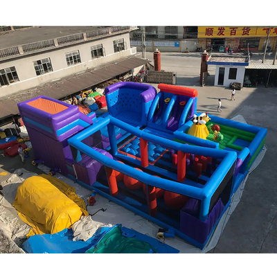 Parc gonflable d'intérieur d'adultes des enfants N avec le jeu de sport de parcours d'obstacles à l'intérieur