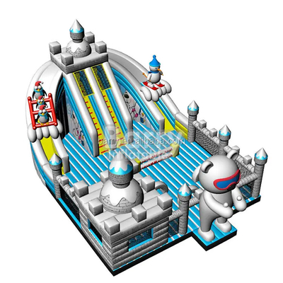 Aire de jeux gonflable pour enfants château plein d'entrain sur le thème des videurs fantastiques