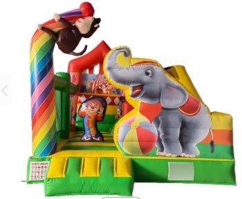 sauter commercial de PVC de 0.55mm se retranche des animaux Jumper Inflatable Castle
