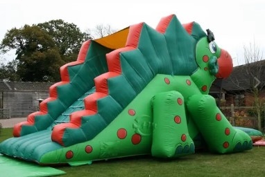Taille personnalisée Glissières gonflables Dinosaure maison de rebond Pour les enfants